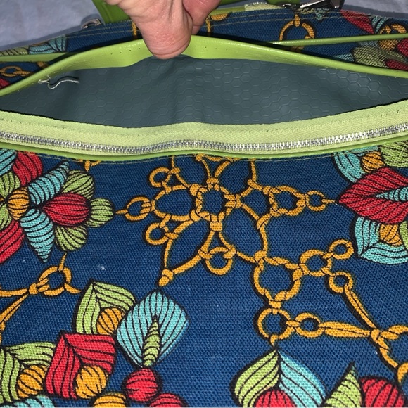 Penguin Travelers Cloth Suitcase with Lock Mod Japan Collectible Decor Vintage - Picture 6 of 15